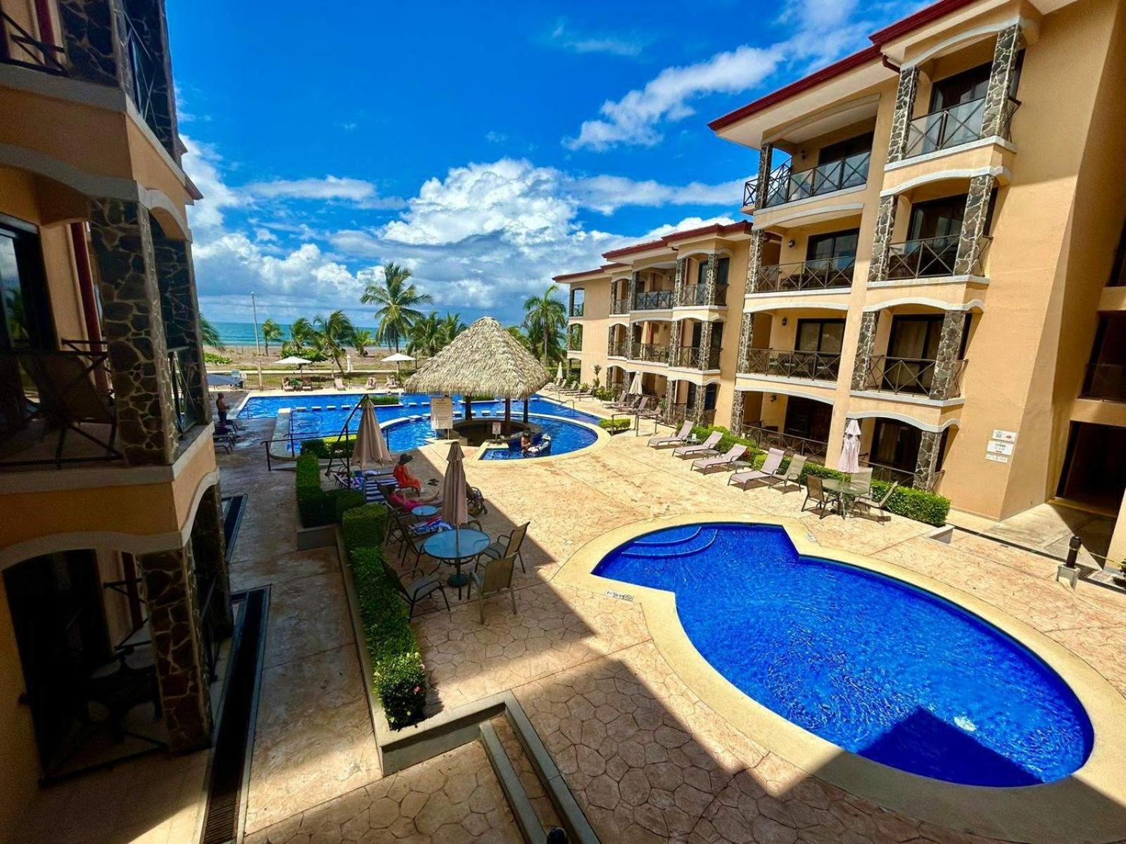 Apartamento De Lujo Las 3 Gotas Jaco, Frente Al Mar Con Vista A La Playa Eksteriør bilde